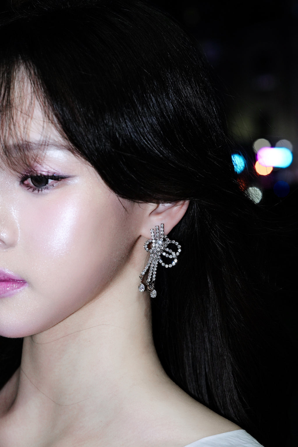 Stage Rhinestone Chanderlier Earrings