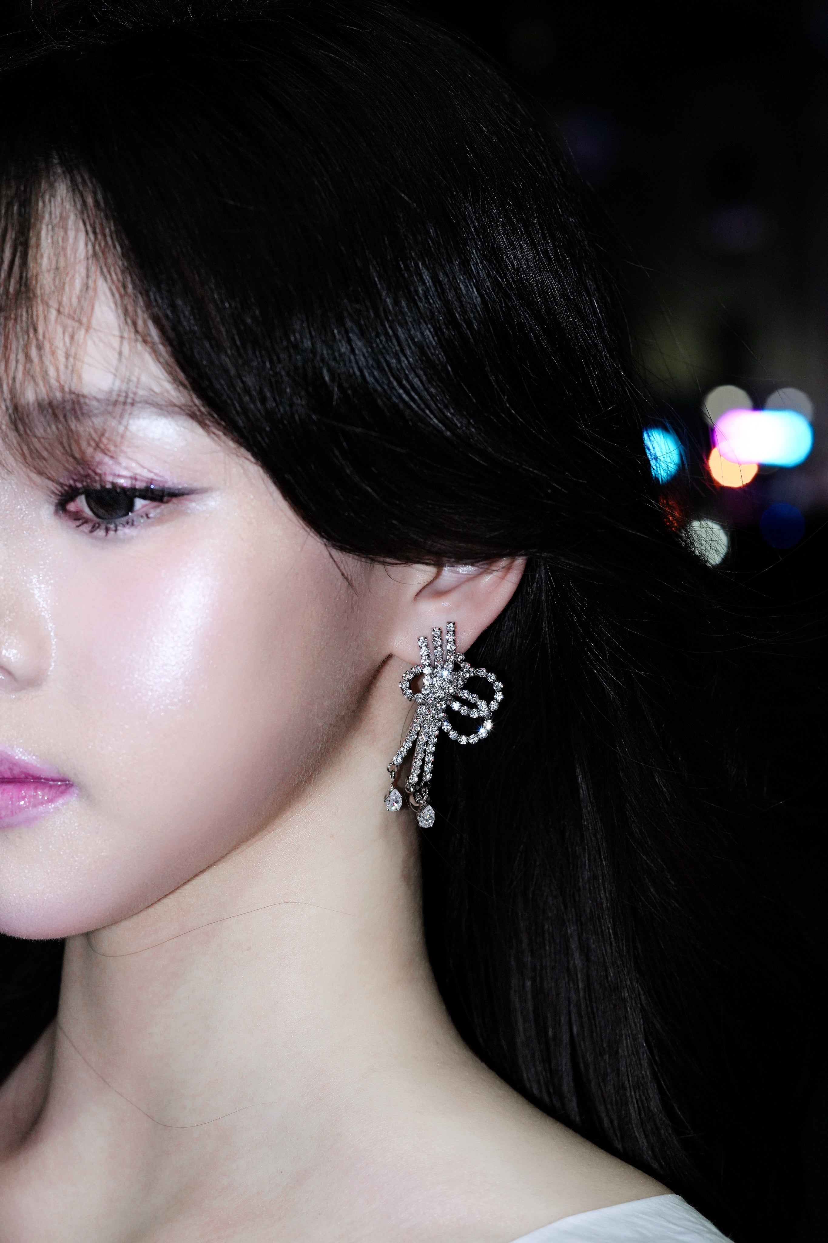 Stage Rhinestone Chanderlier Earrings