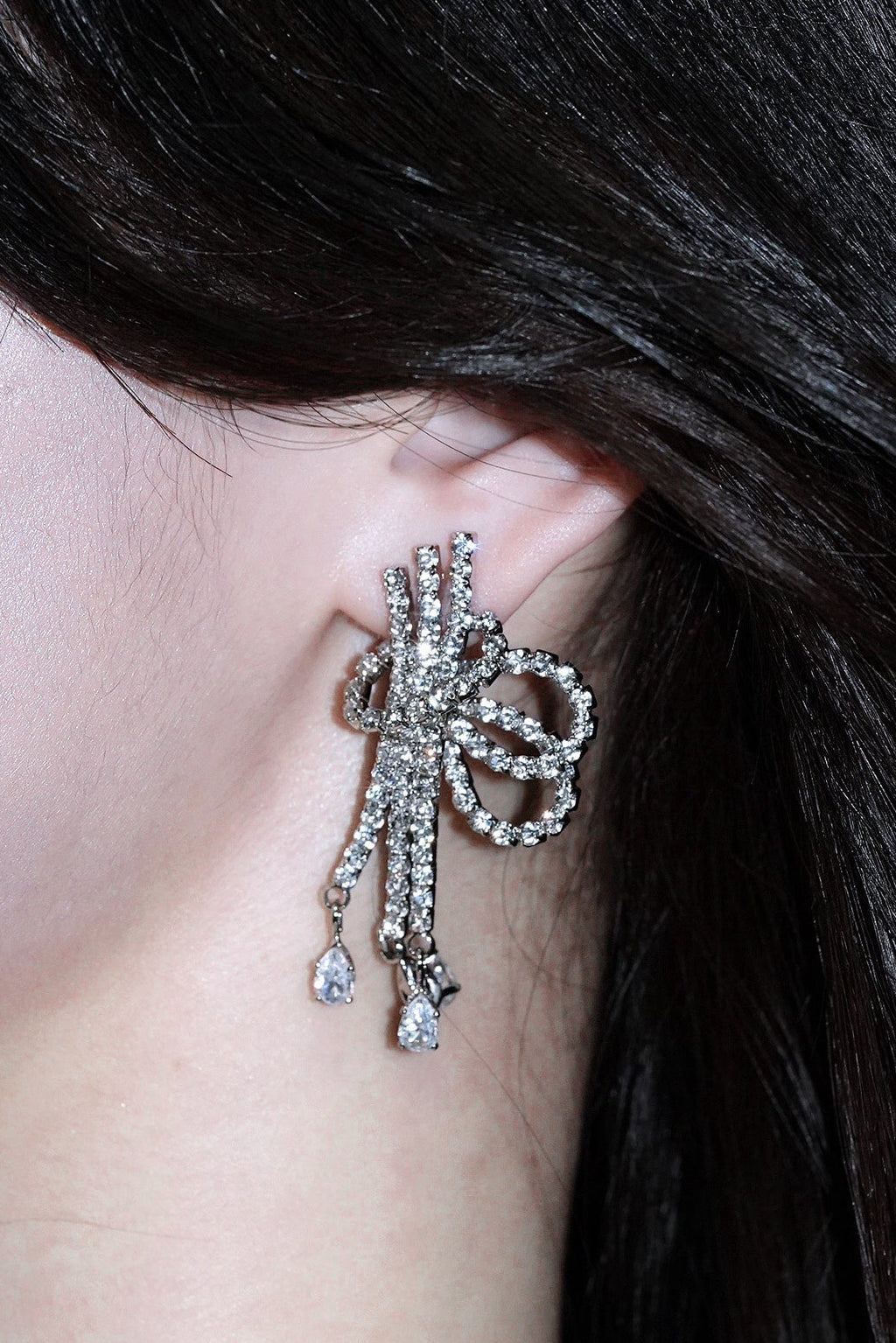 Stage Rhinestone Chanderlier Earrings