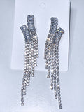 Evening Glamour Rhinestone Drop Earrings