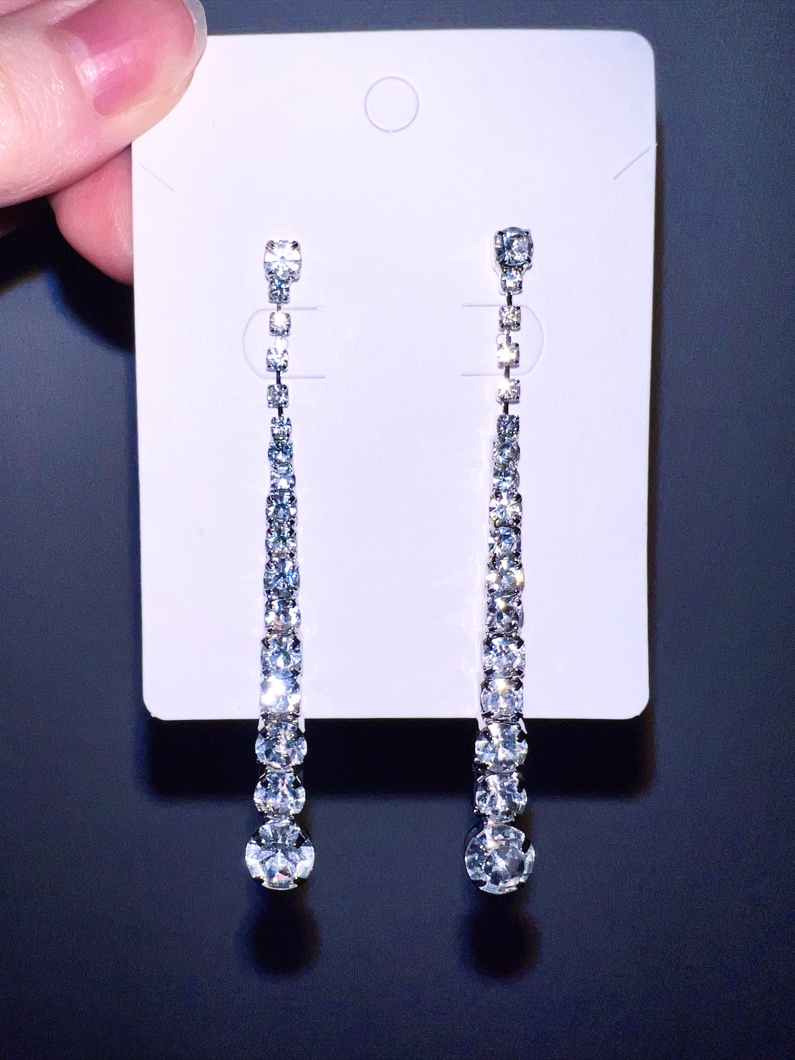 Runway Ice Fall Drop Earrings