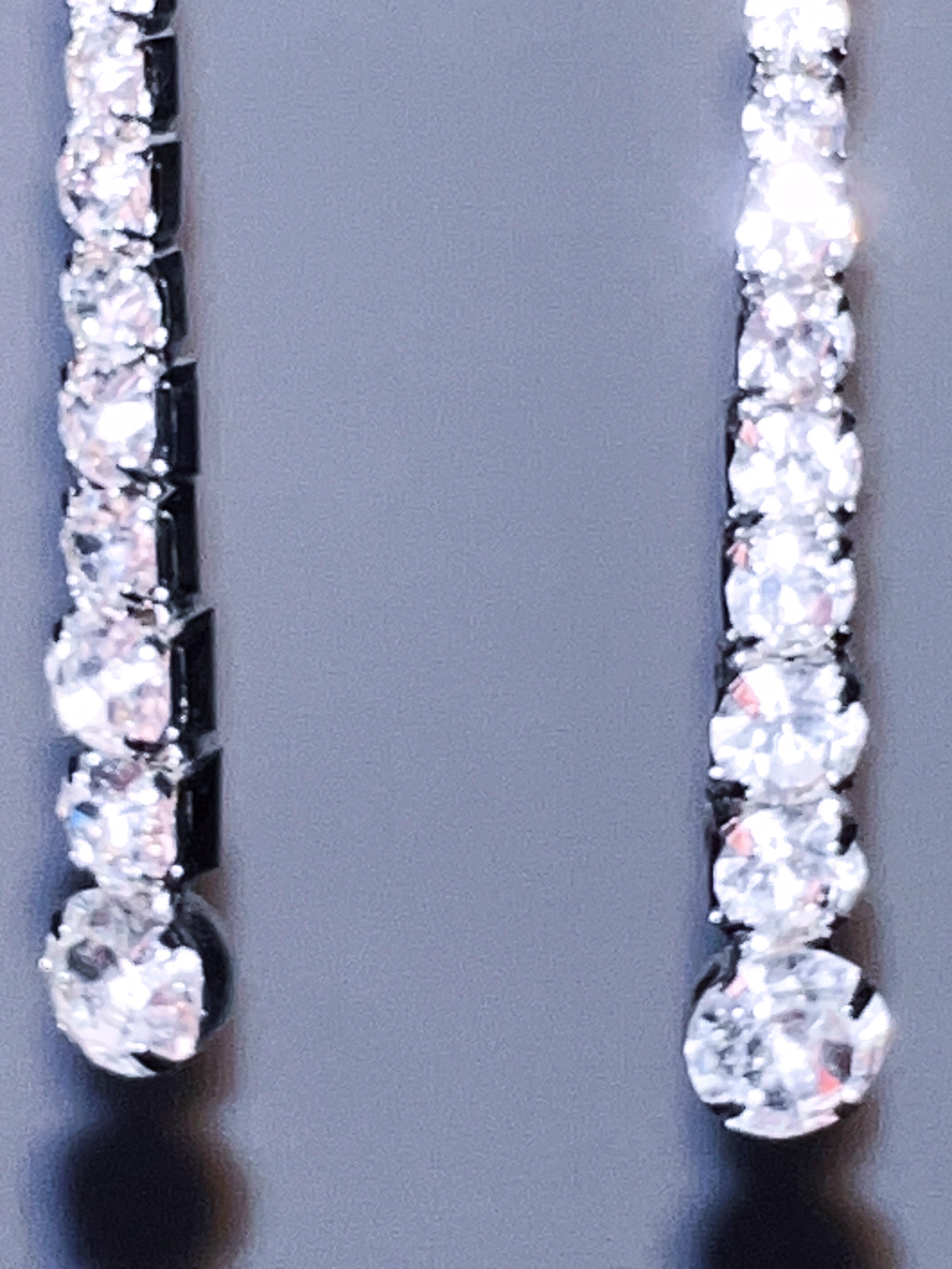 Runway Ice Fall Drop Earrings