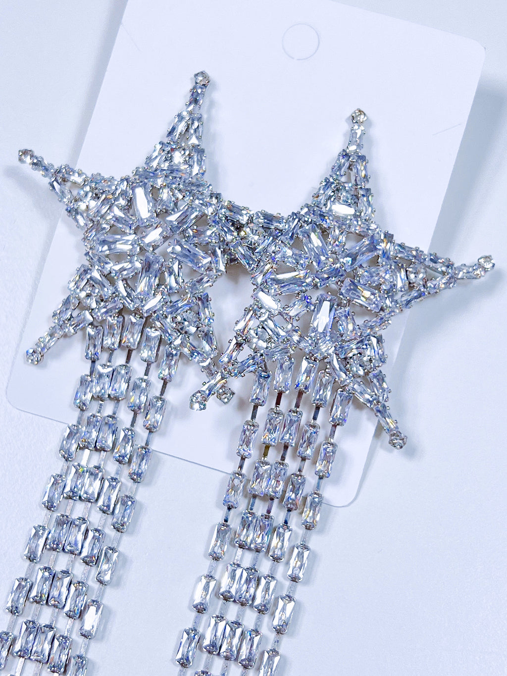 Prism Cosmic Star Radiant Drop Earrings