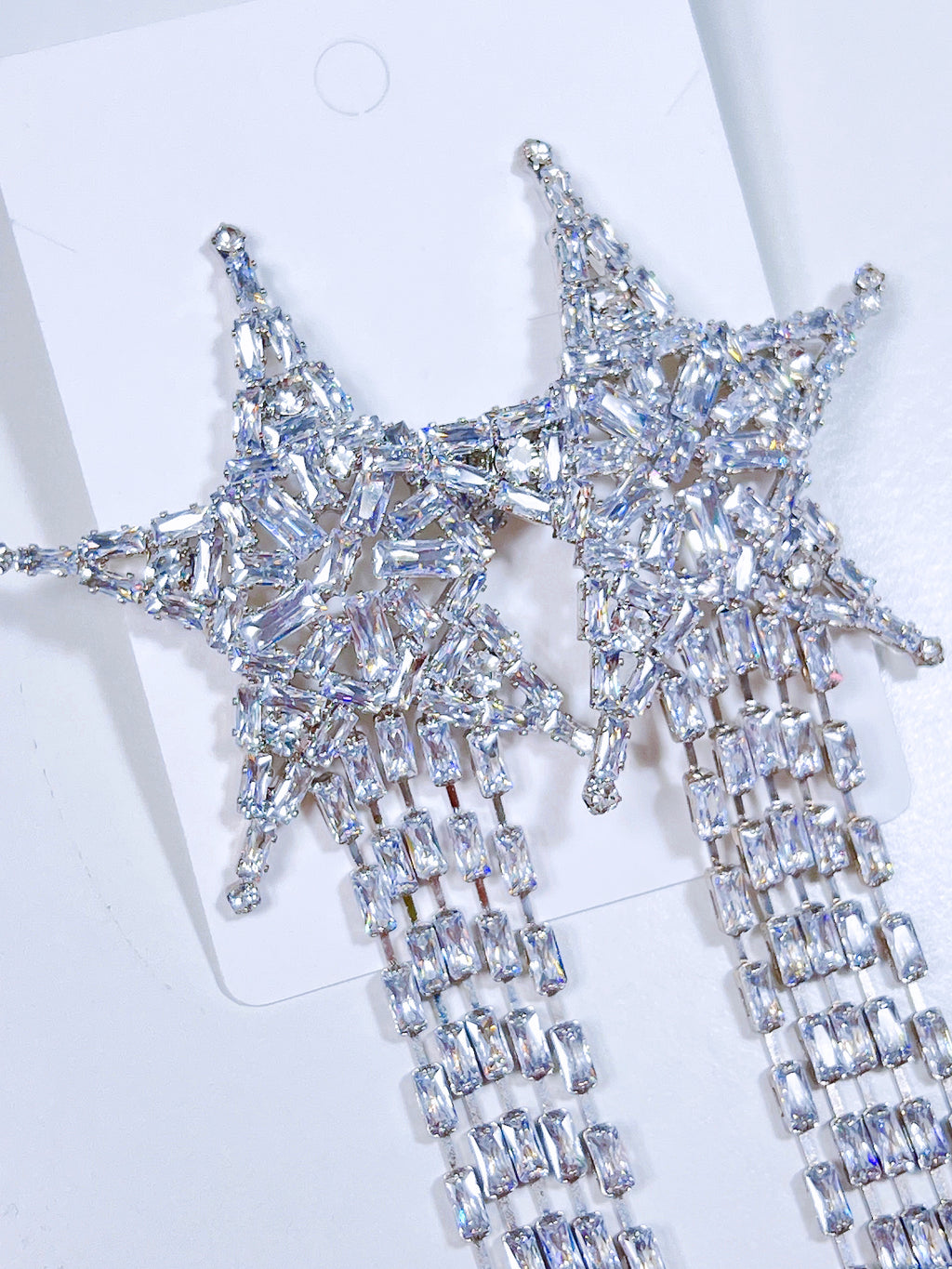 Prism Cosmic Star Radiant Drop Earrings