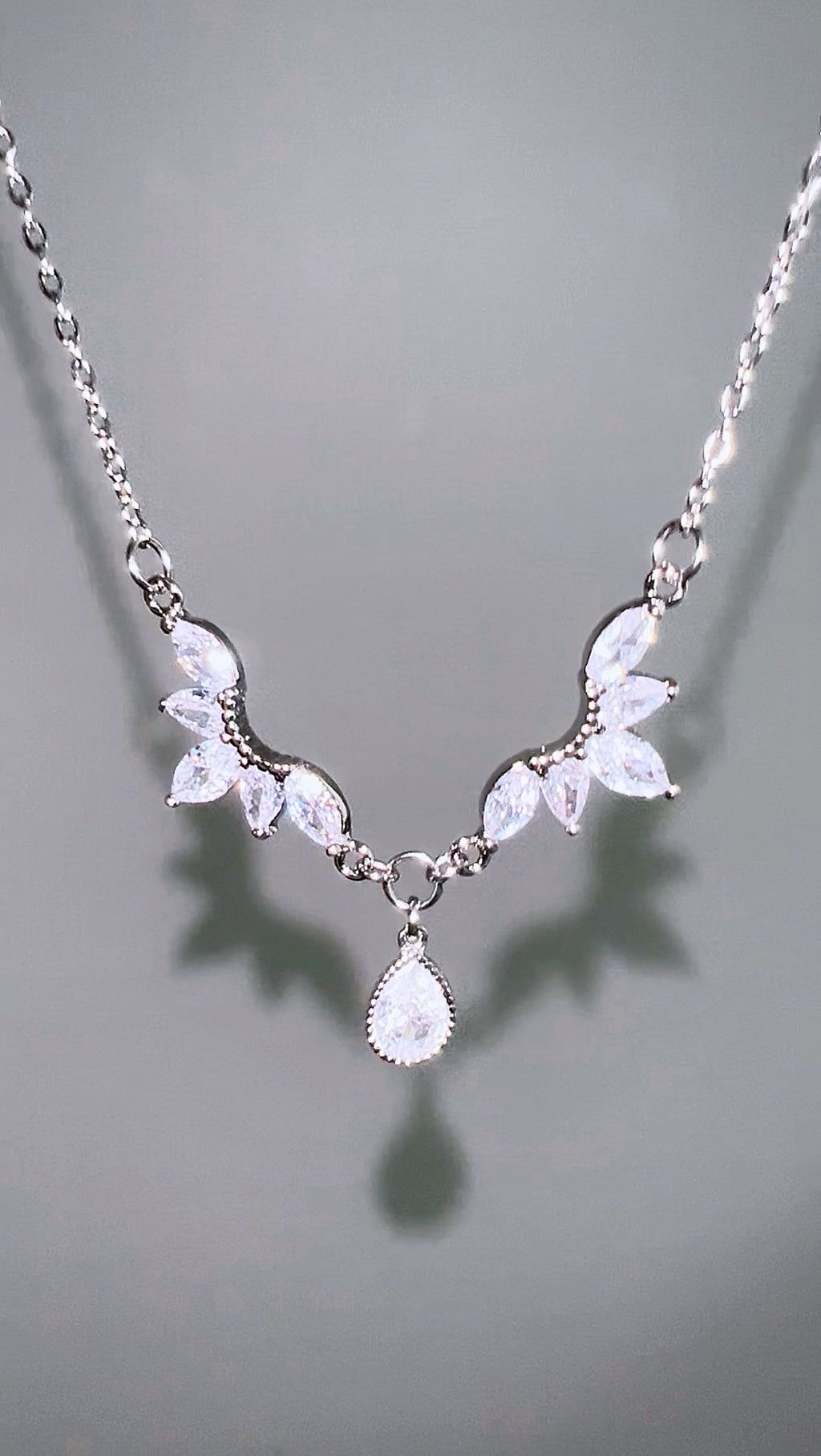 Angel Wing Crystal Necklace