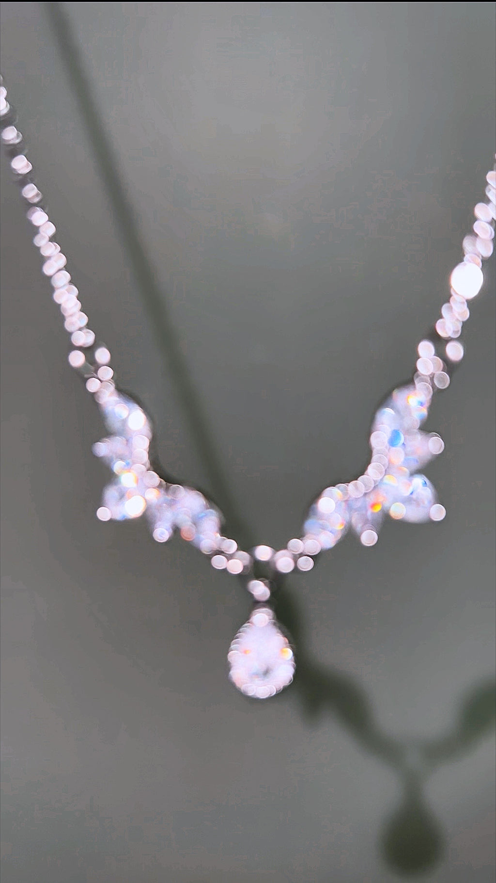 Angel Wing Crystal Necklace