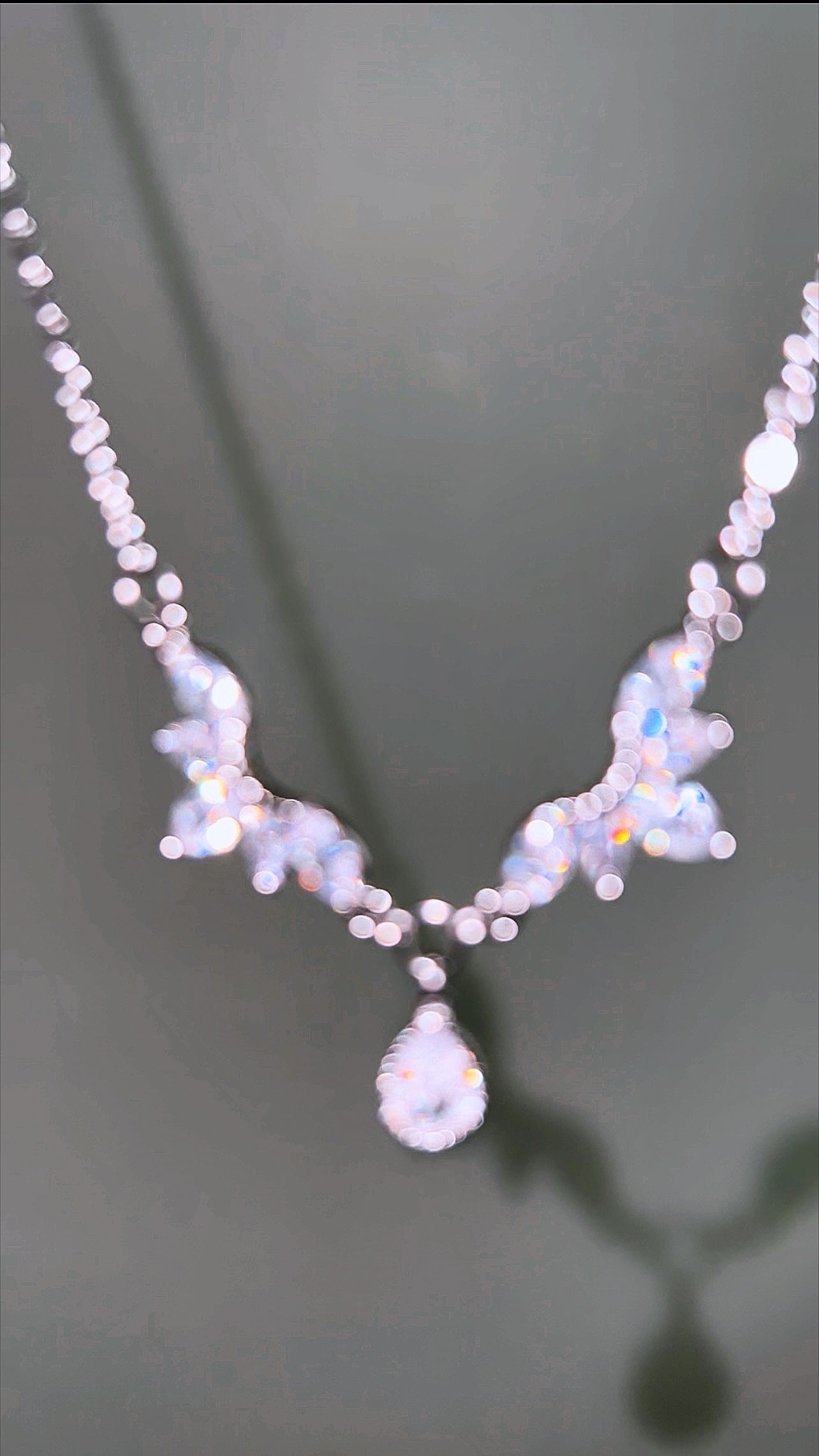 Angel Wing Crystal Necklace