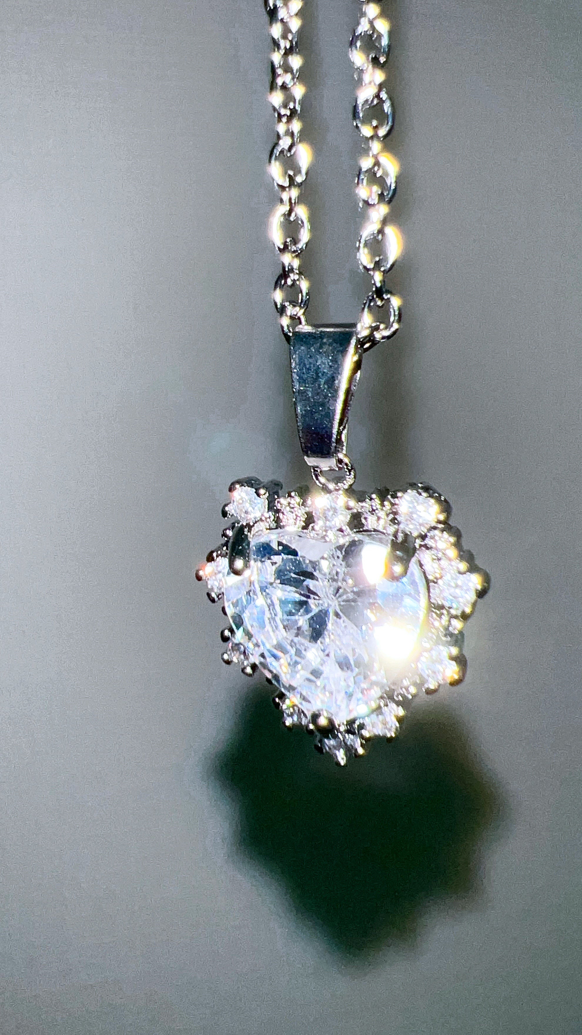 Heart-Cut Starlight Necklace