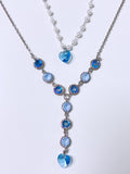 HEART to u Heart Necklace (Blue)