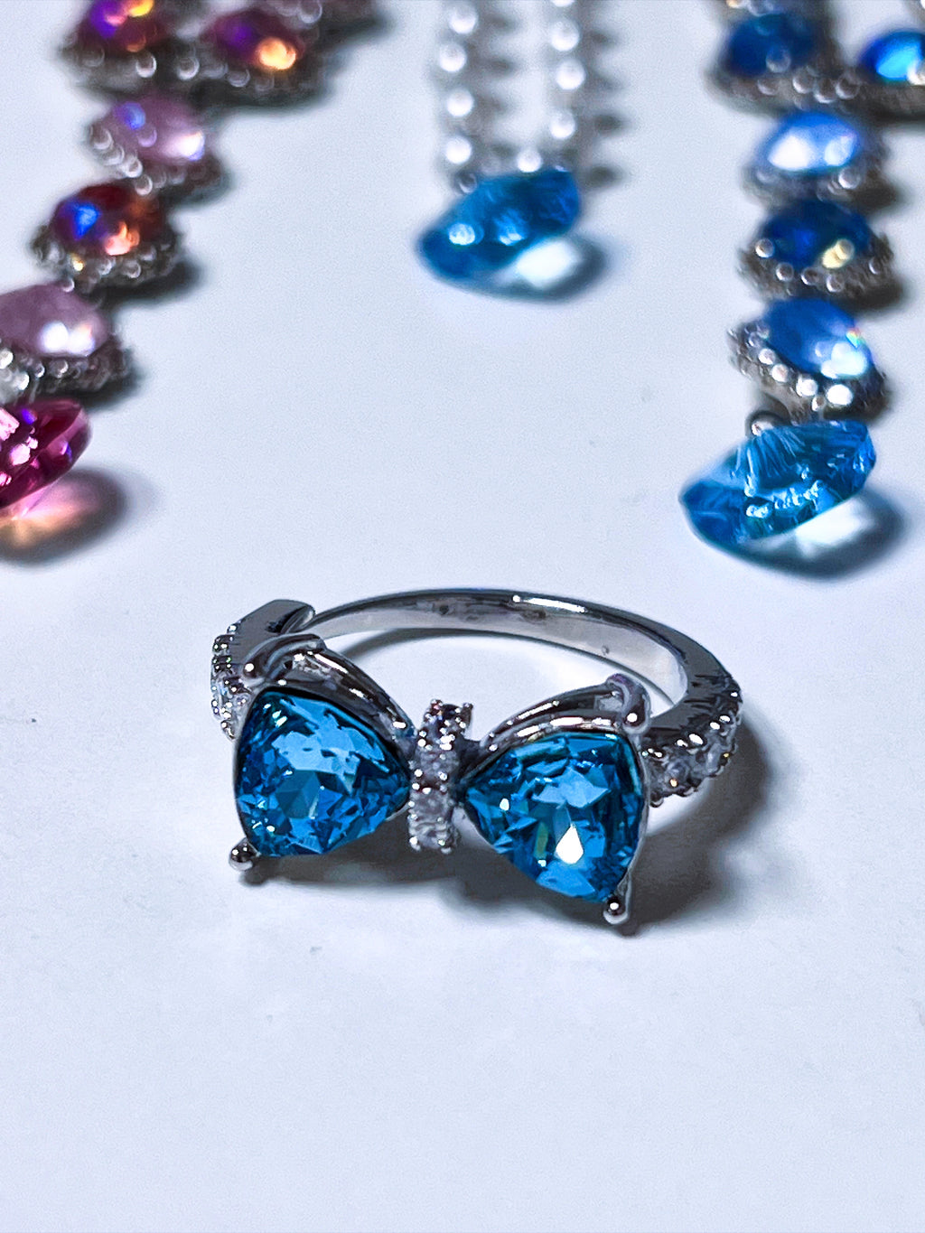 Ocean Blue Ribbon ring