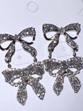 Twin Ribbon Drop Earrings