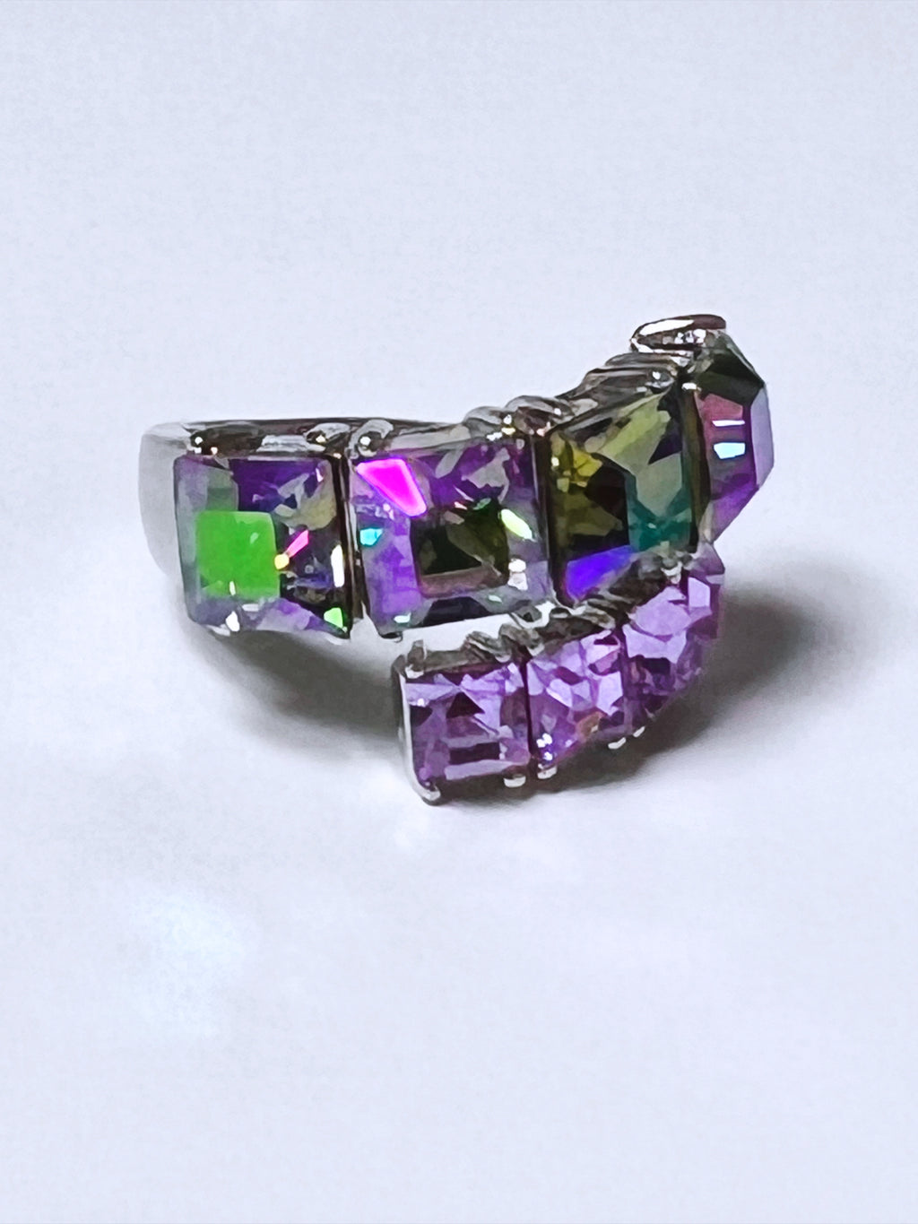 Square Gemstone RIng (Purple)