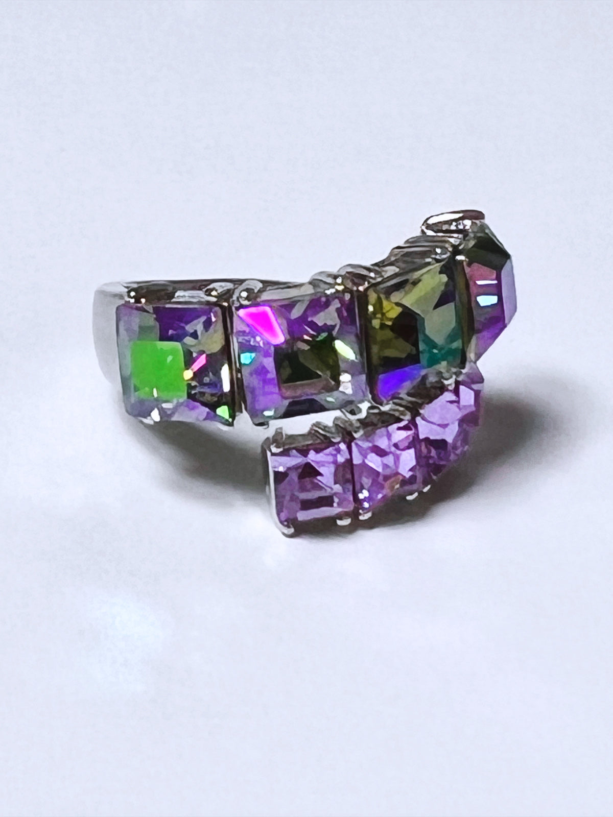 Square Gemstone RIng (Purple)