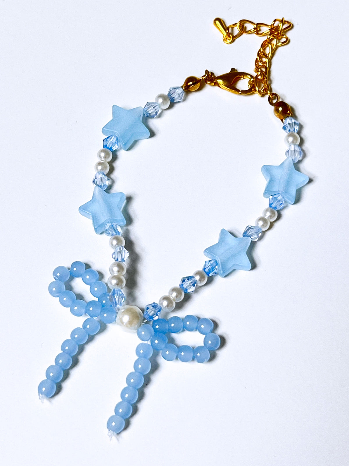 Pastel Star & Ribbon Bracelet (BLUE)