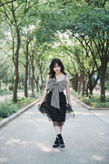 Layered Black Skirt