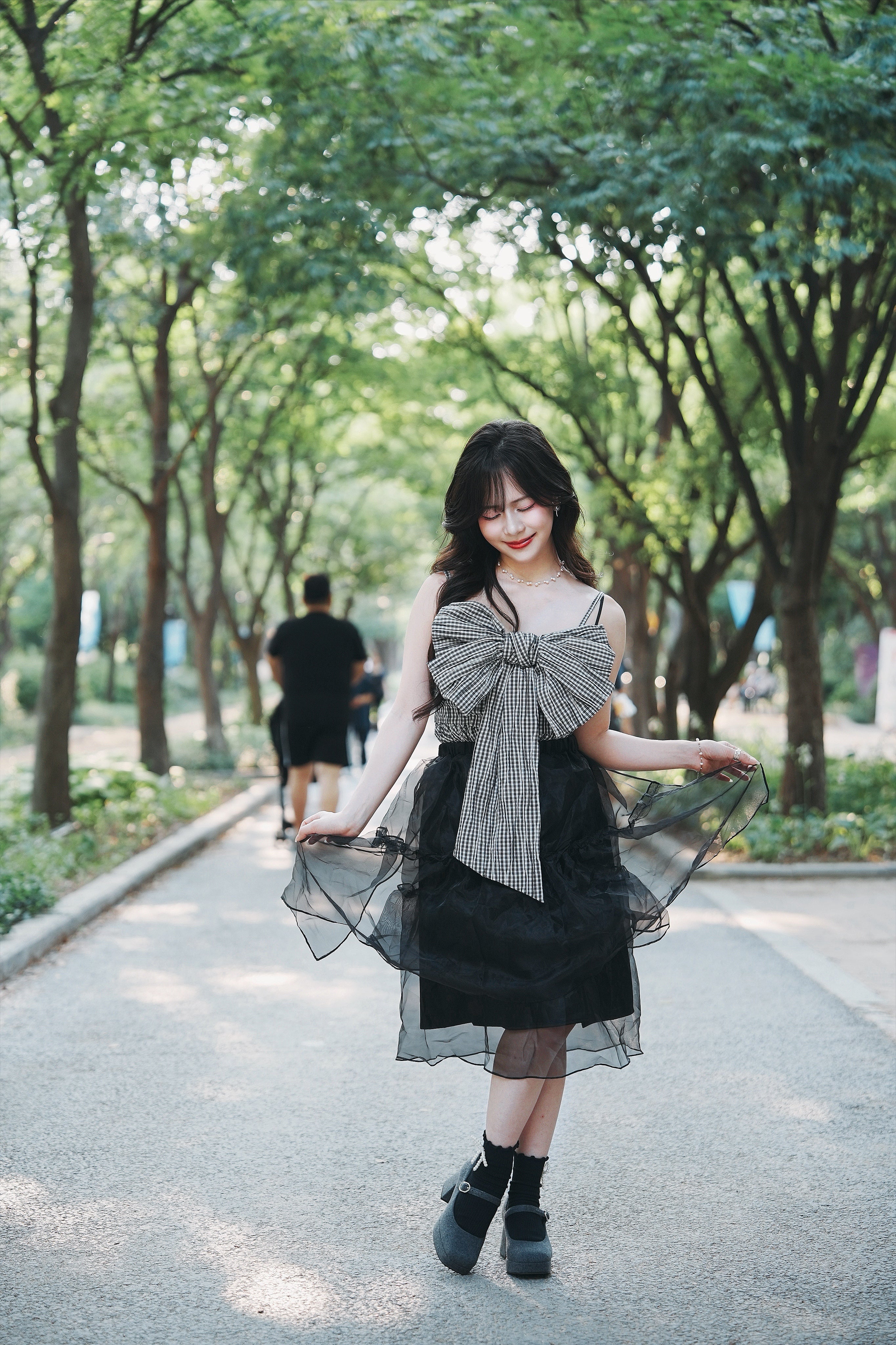 Layered Black Skirt