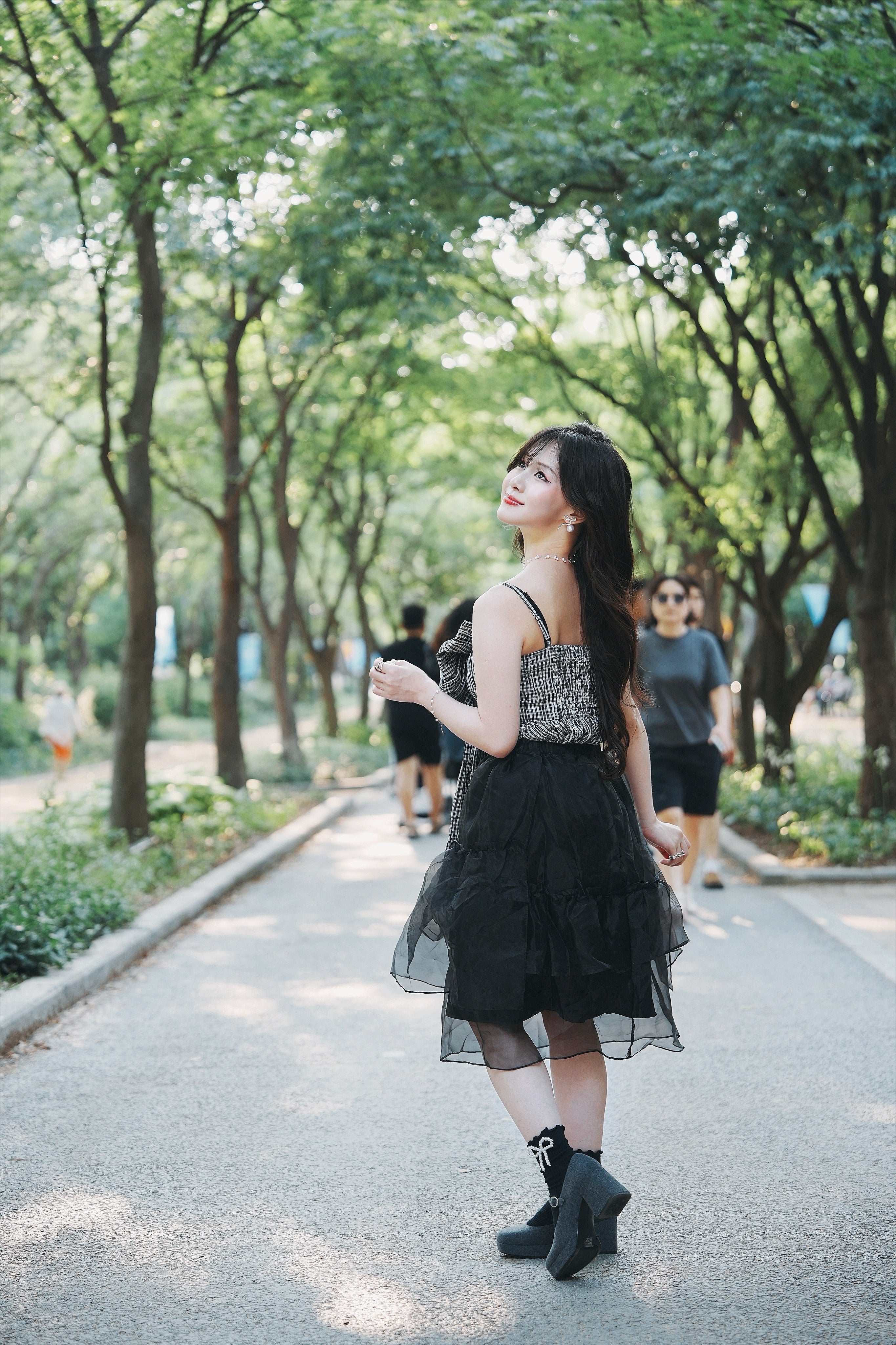 Layered Black Skirt