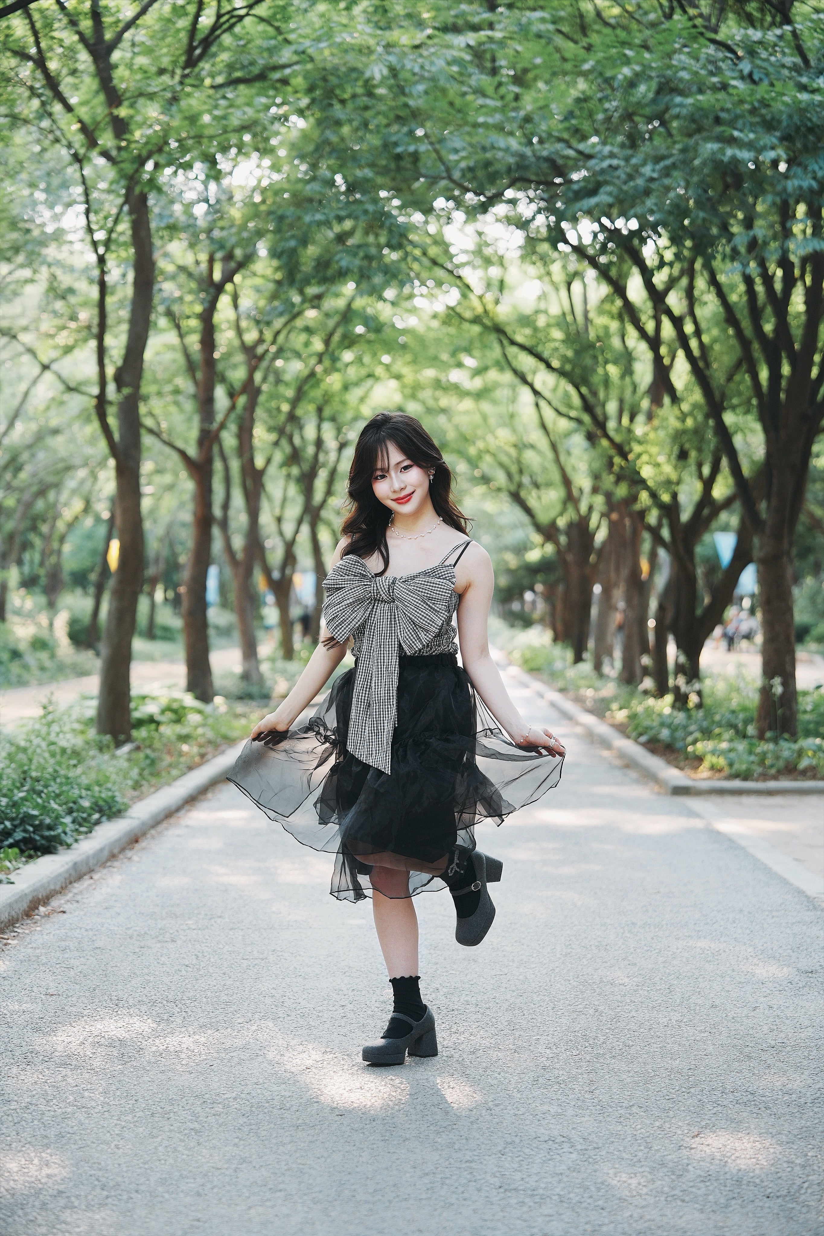 Layered Black Skirt