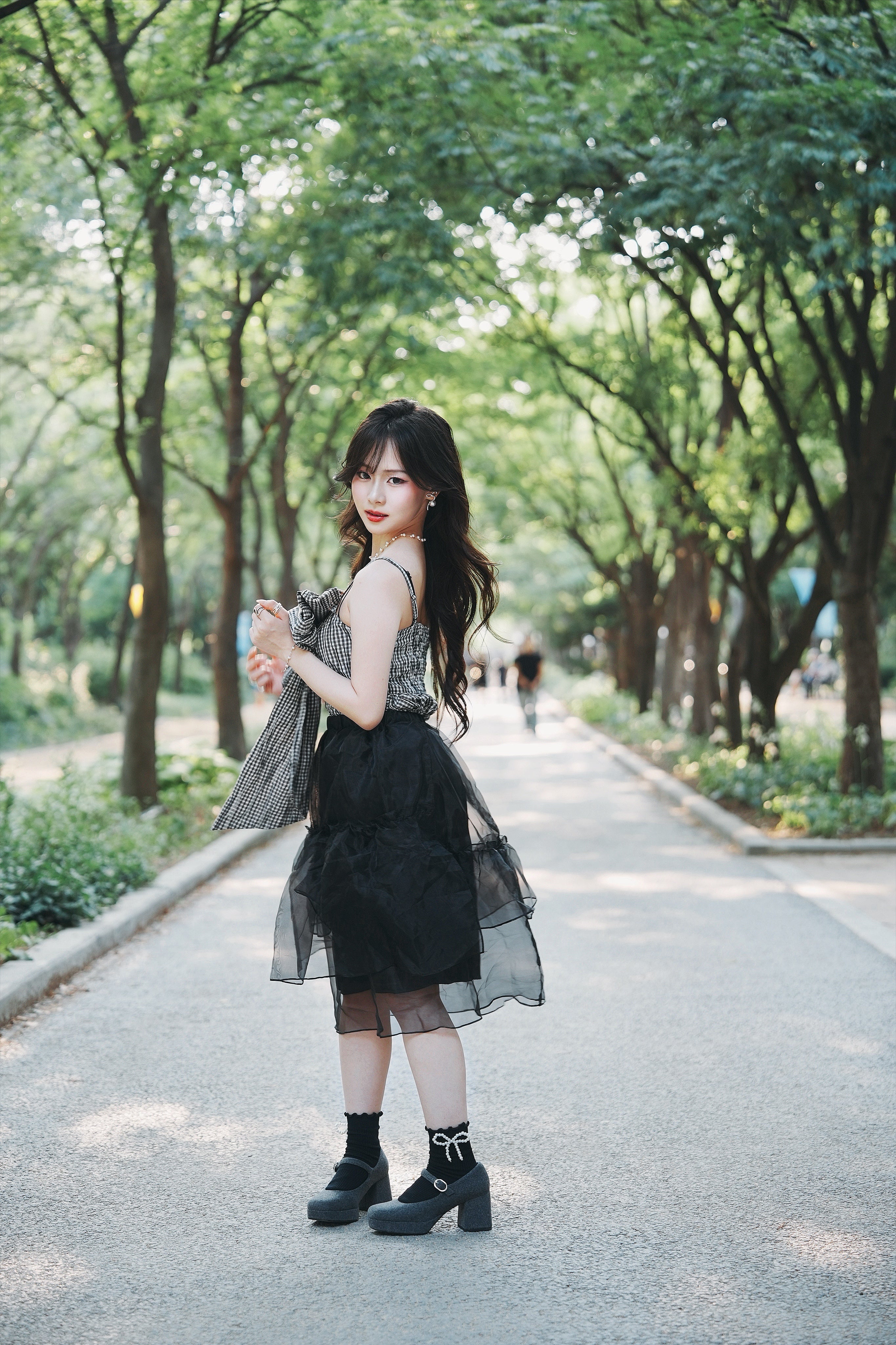 Layered Black Skirt