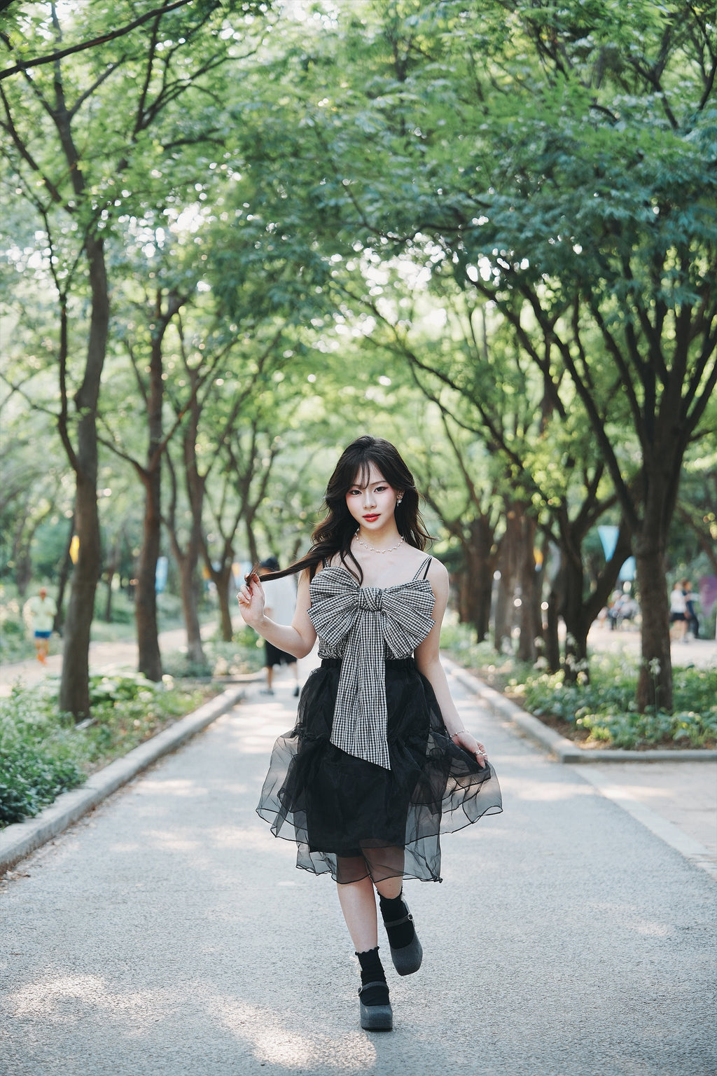 Layered Black Skirt