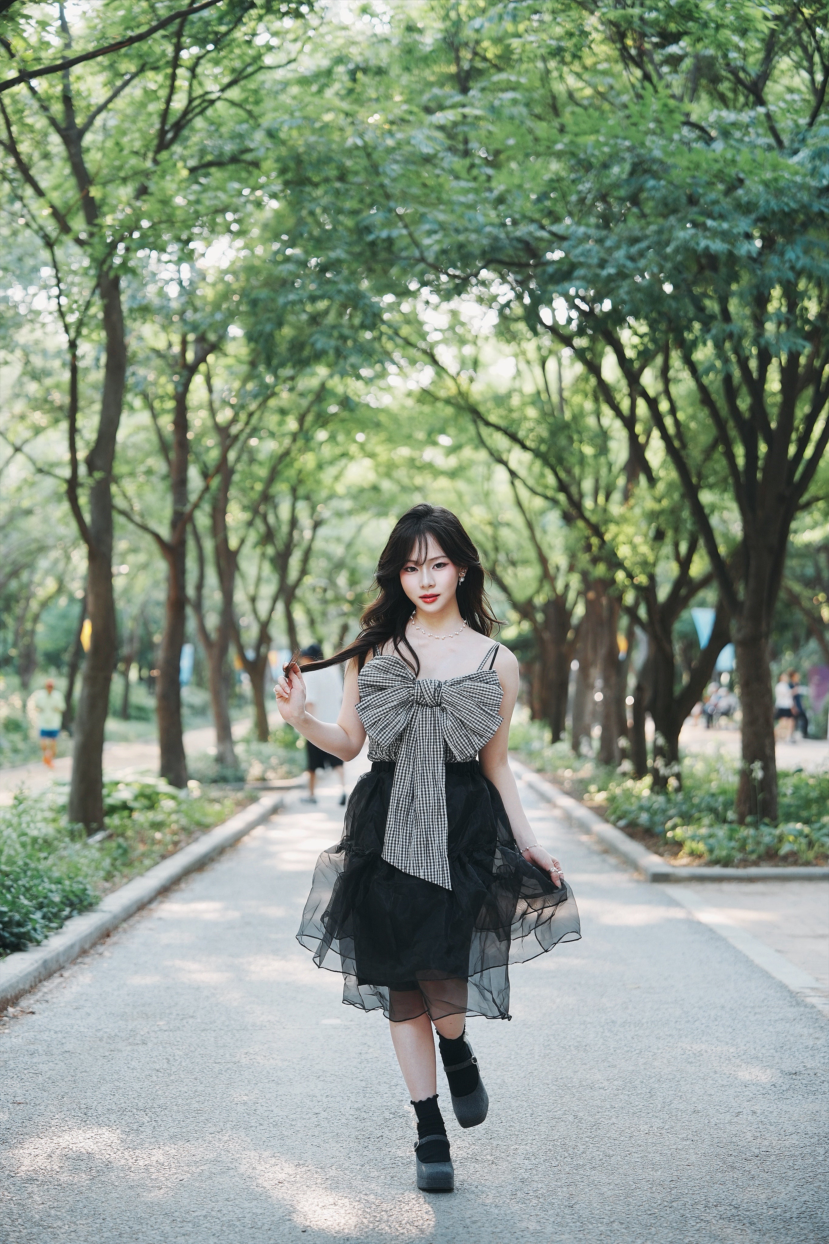 Layered Black Skirt