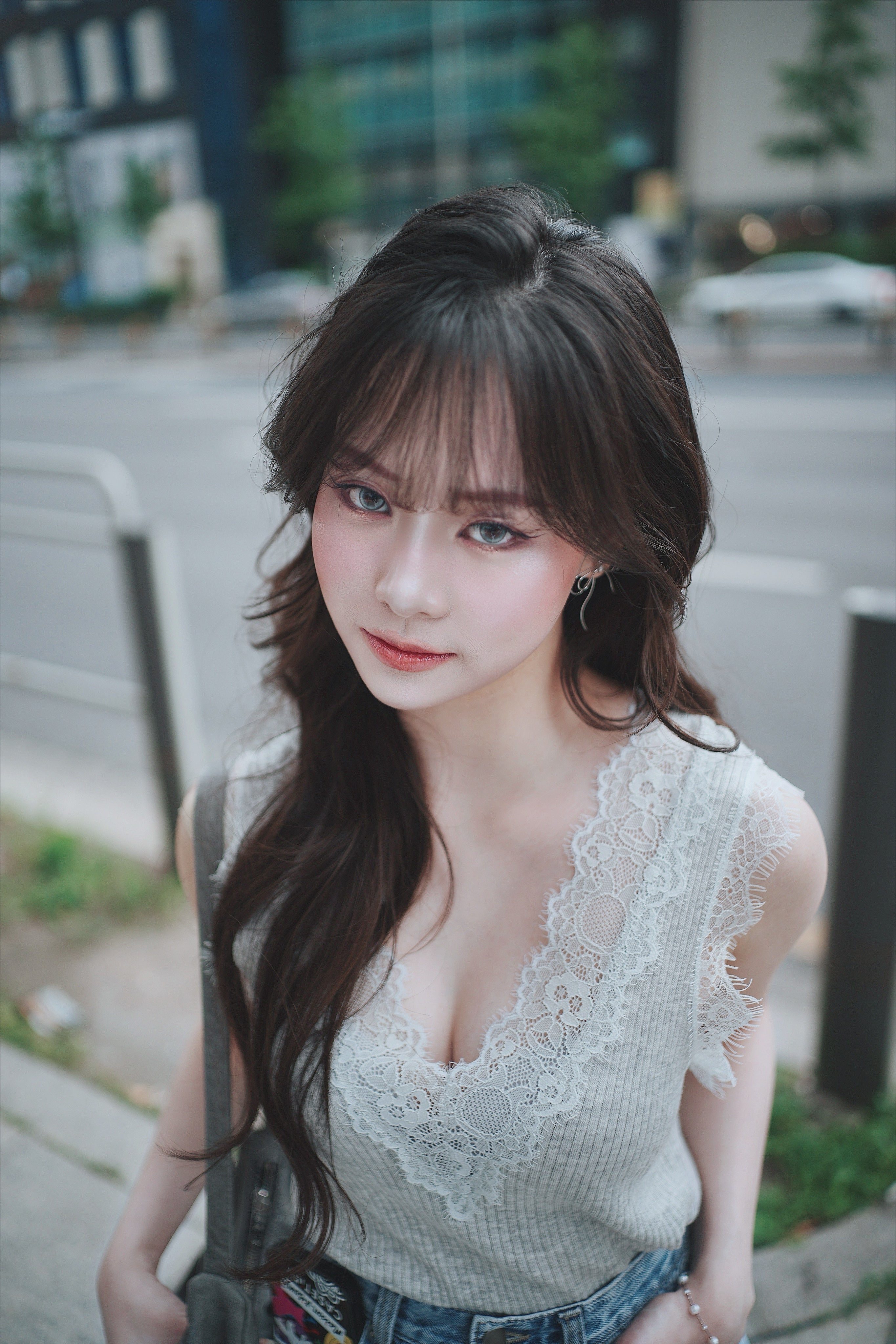Lace cami (Mint)
