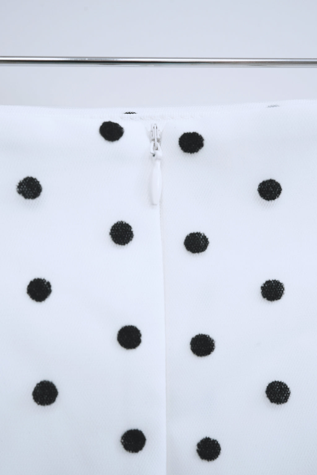 Dots miniskirt (White)