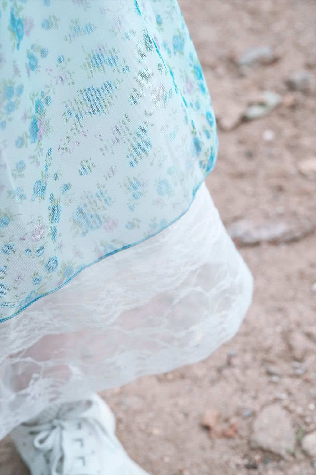 Floral Lace Maxi Skirt
