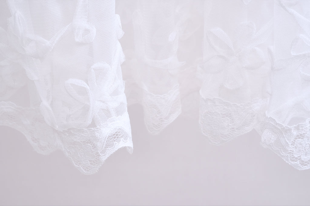 Sheer Floral Cami (white)