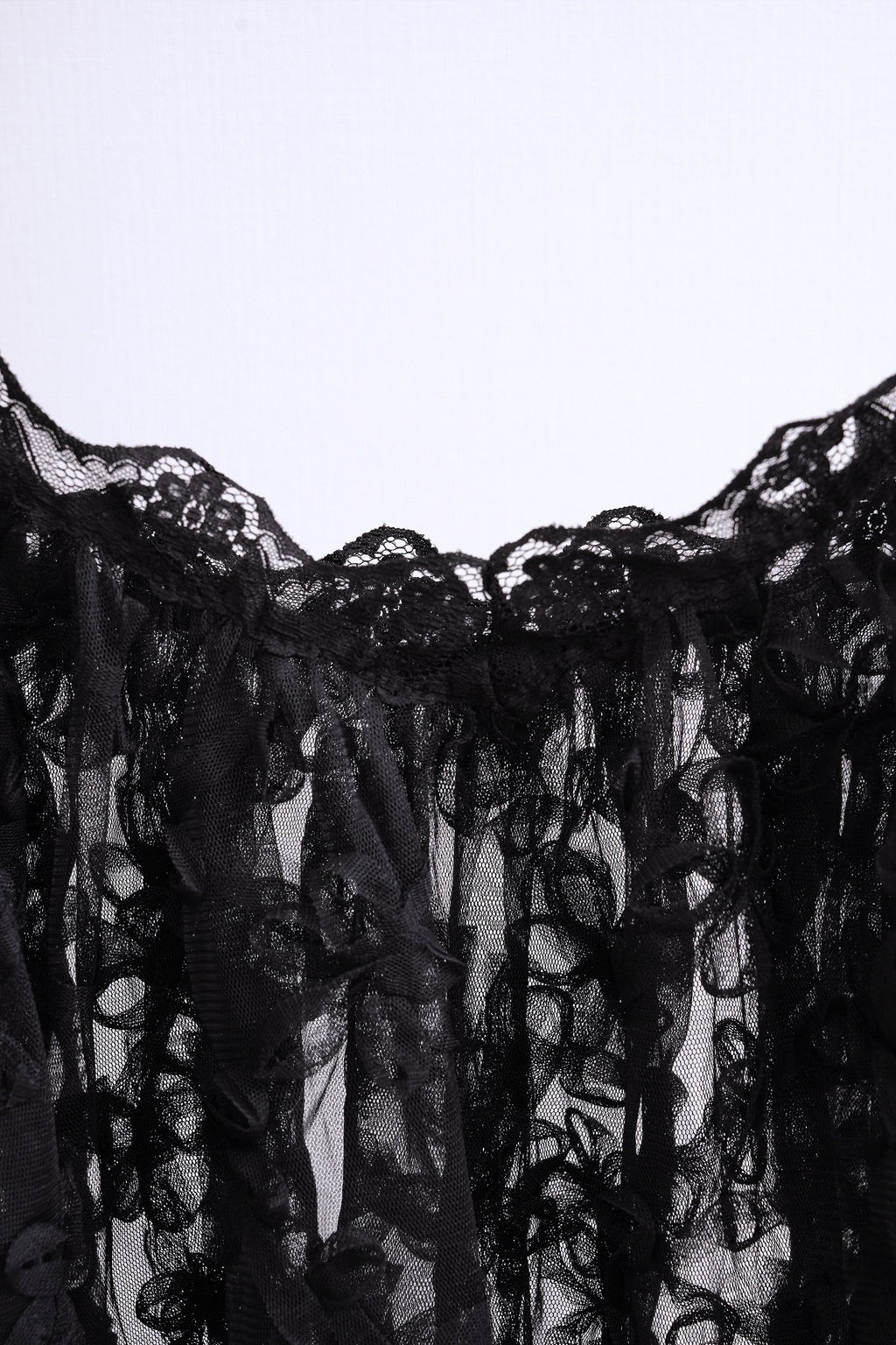 Sheer Floral Cami (black)