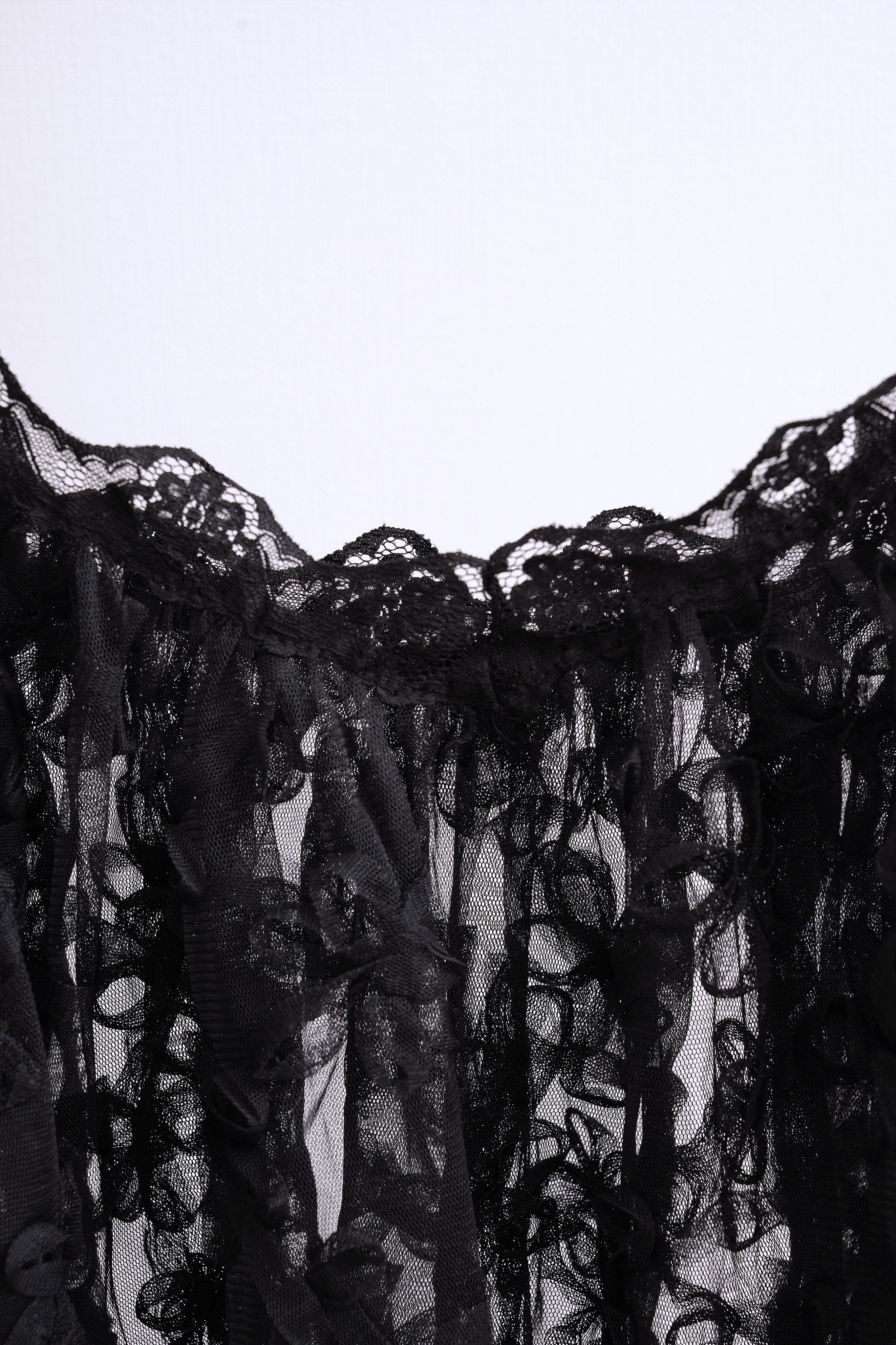Sheer Floral Cami (black)
