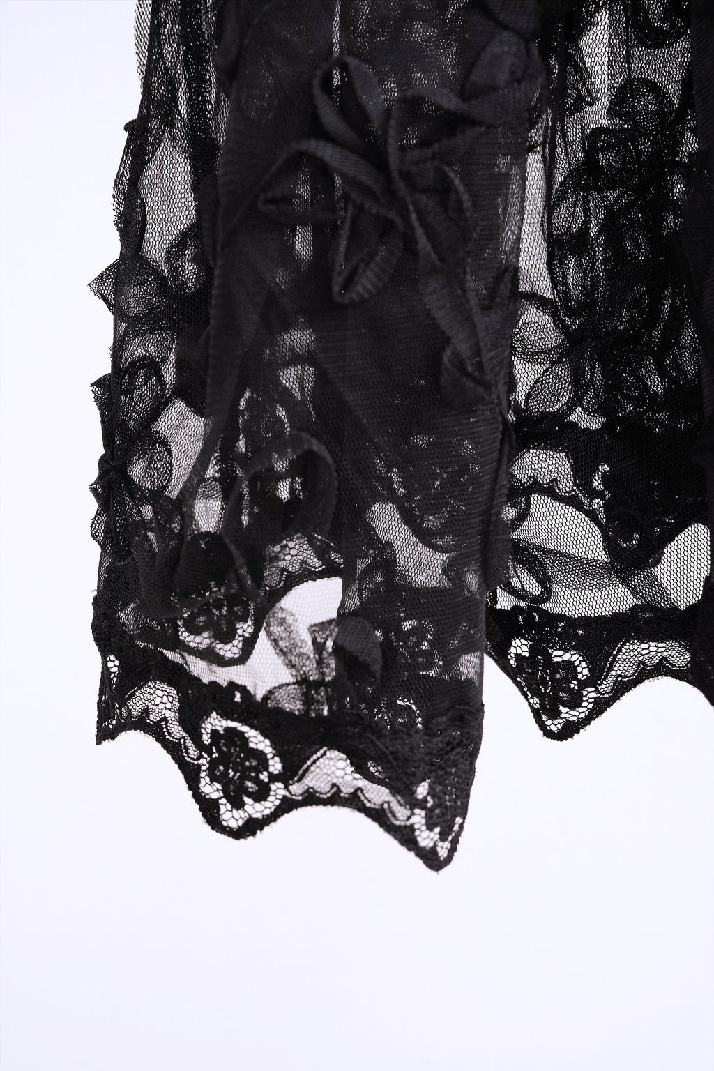 Sheer Floral Cami (black)