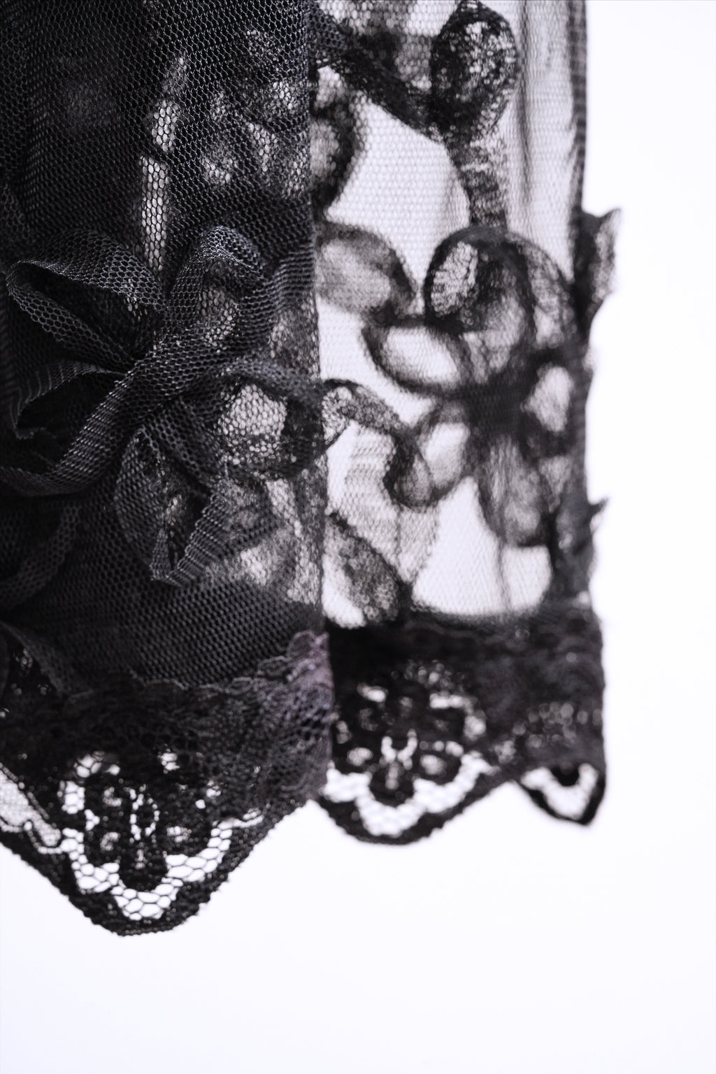 Sheer Floral Cami (black)
