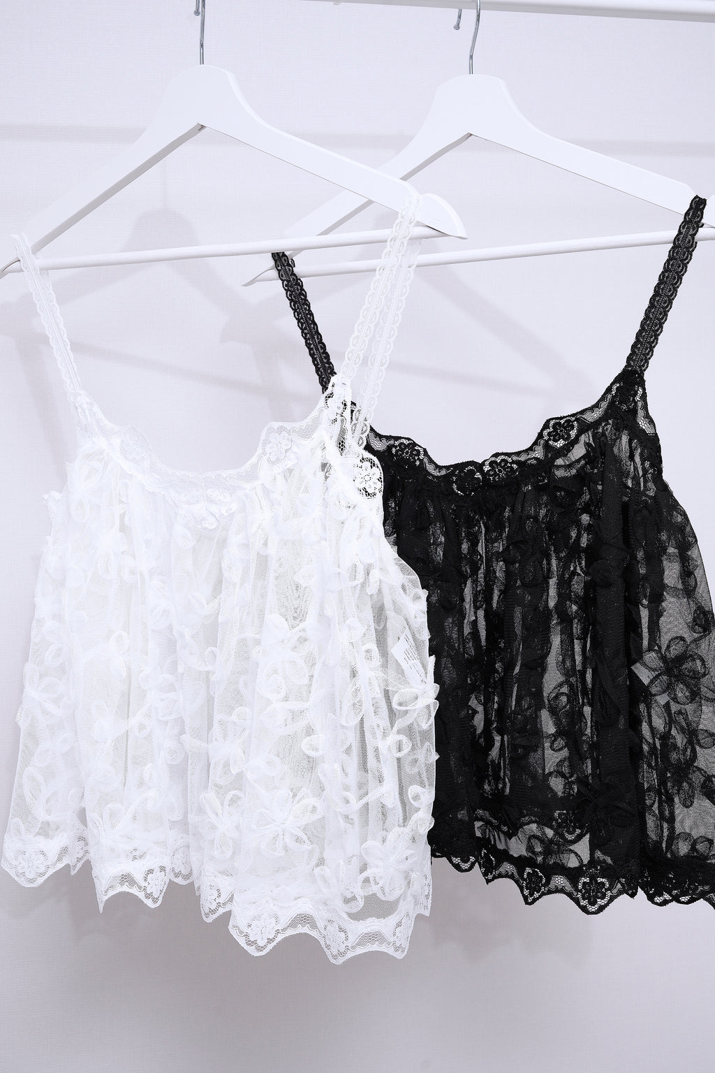 Sheer Floral Cami (white)