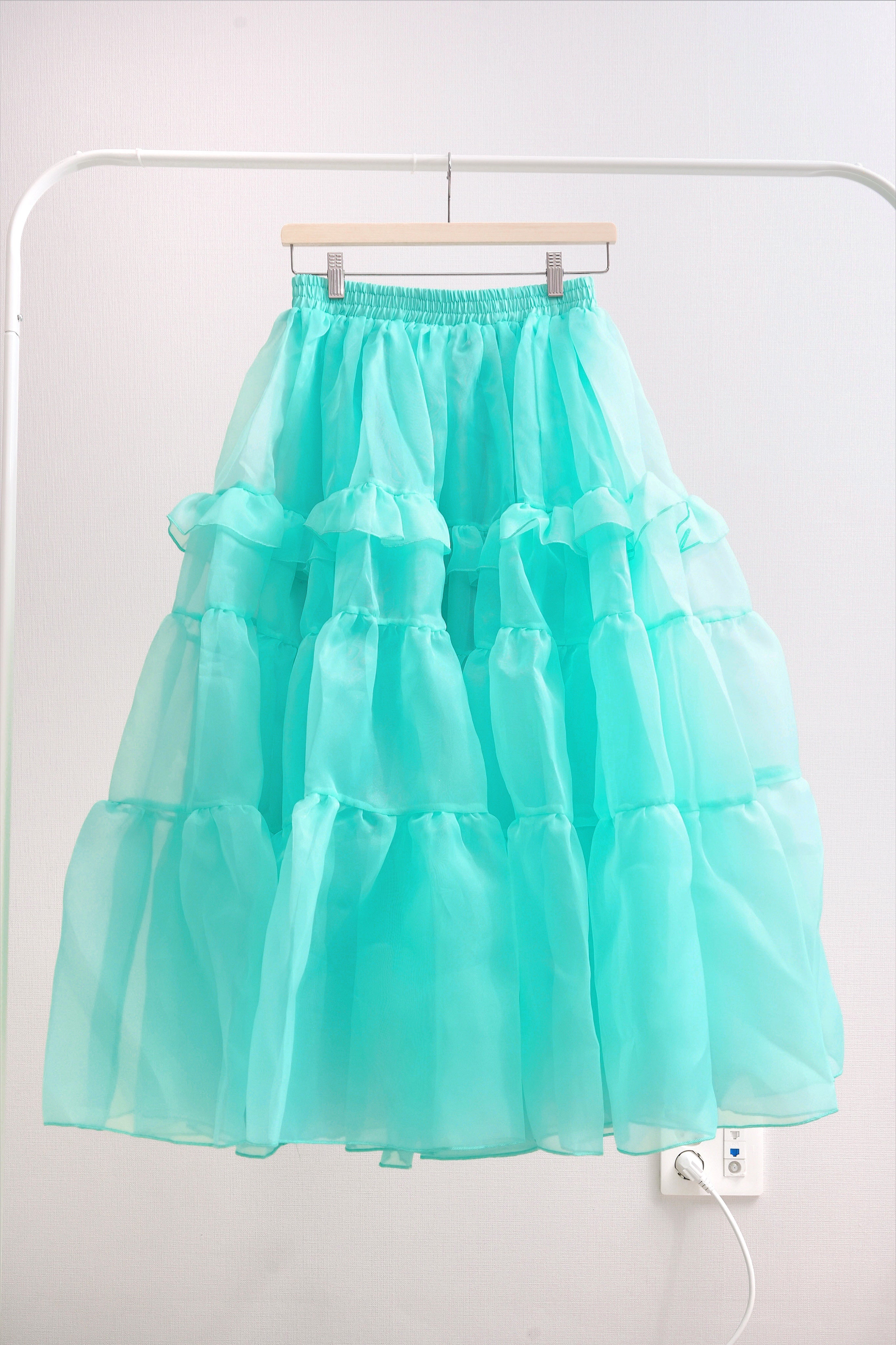 Organza Cake Skirt (mint)