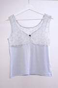 Blue Rose Lace Cami