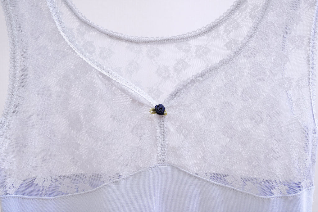 Blue Rose Lace Cami