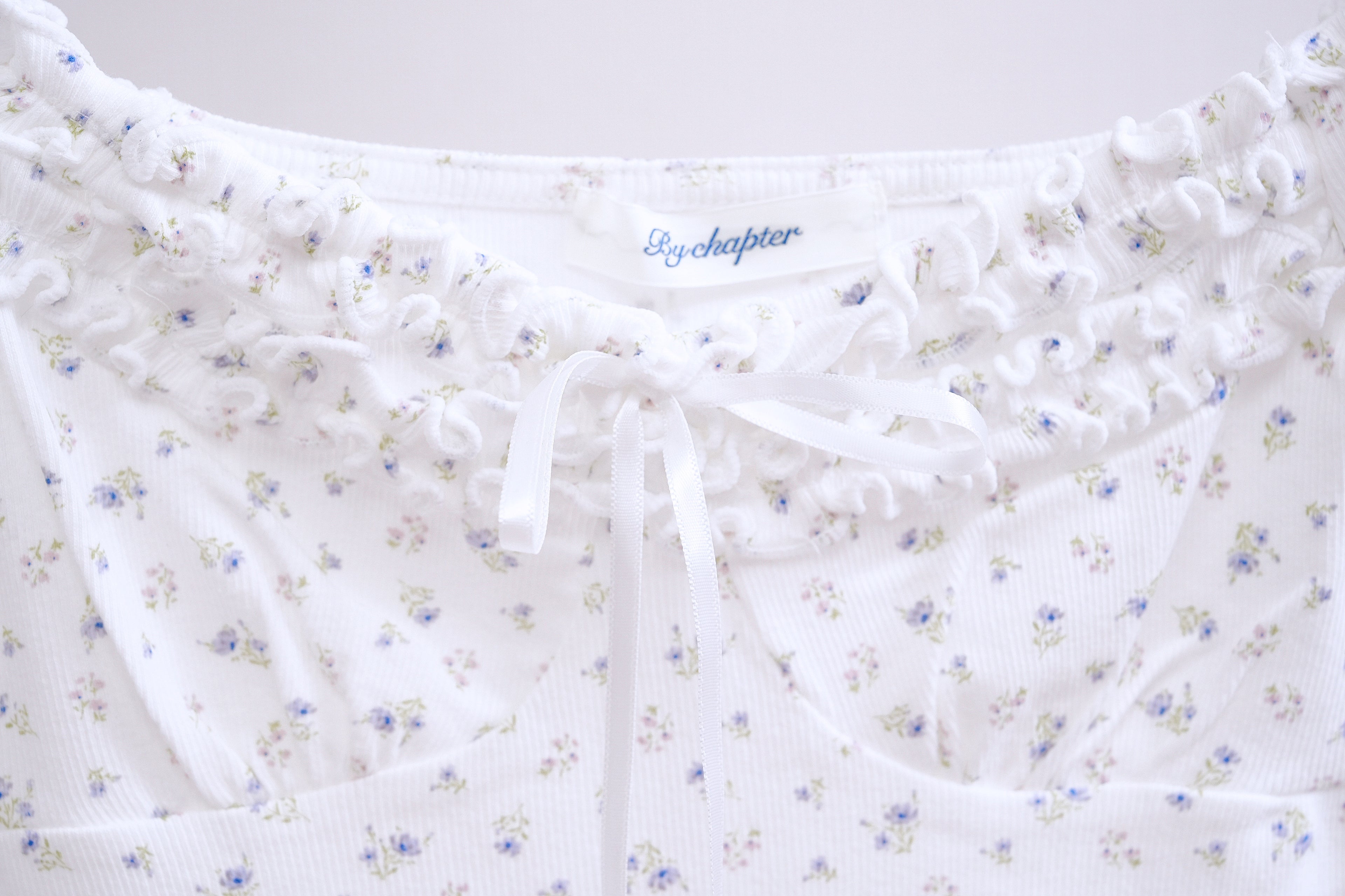 White Floral Off-Shoulder