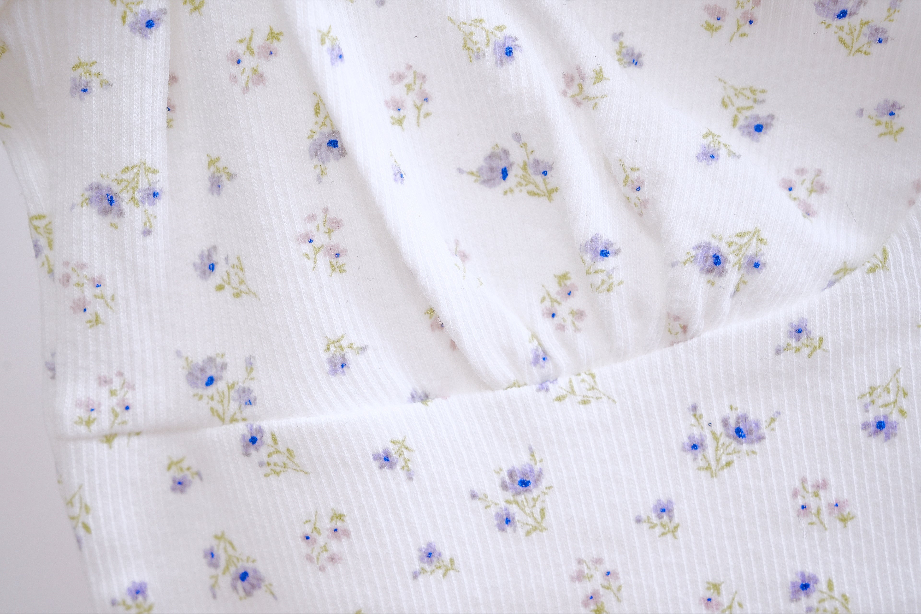 White Floral Off-Shoulder