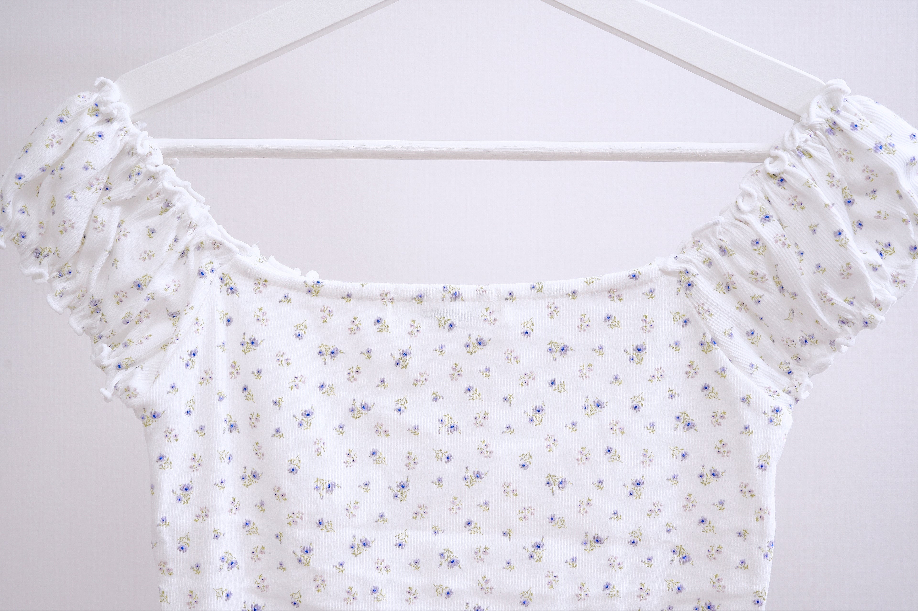 White Floral Off-Shoulder