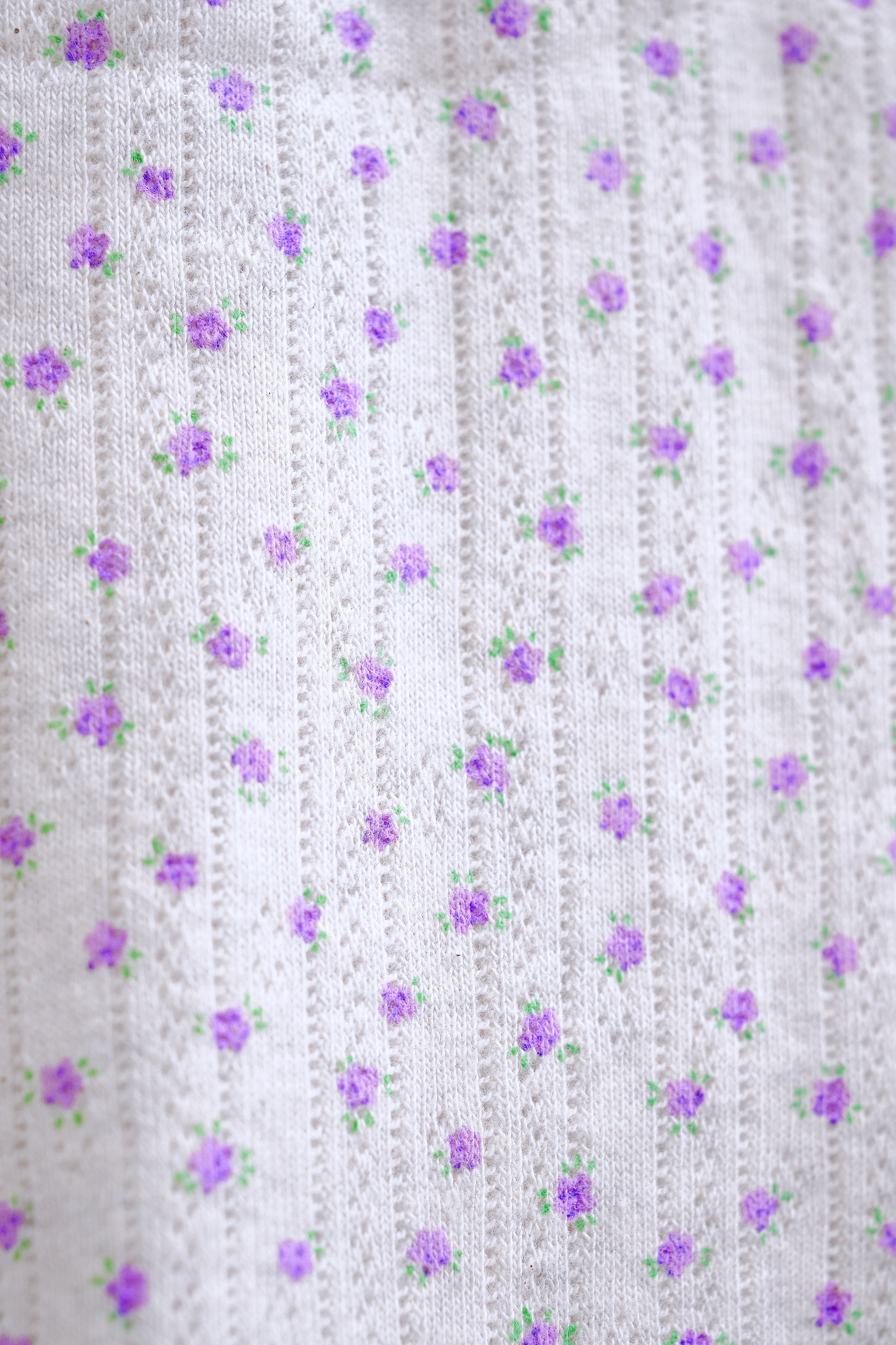 Y2K Purple Lace Floral Cami