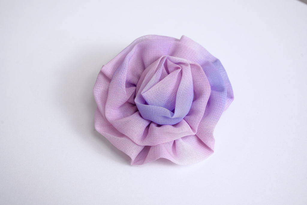 Lavender Chiffon Mini Dress