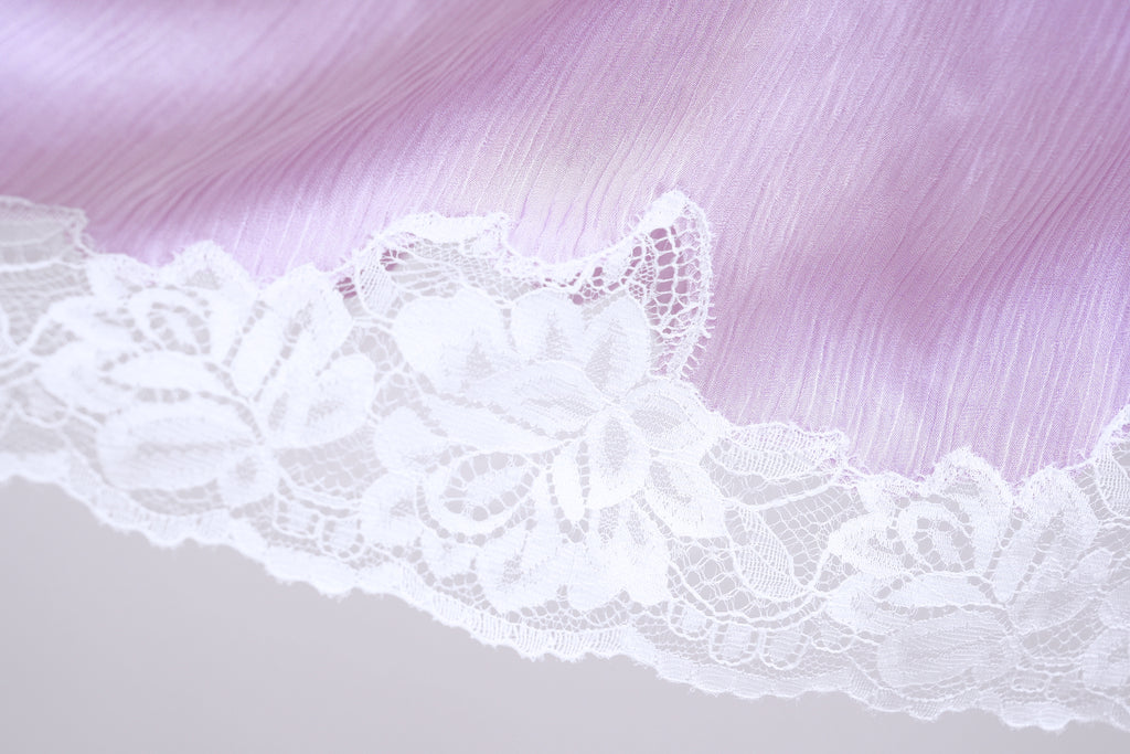 Sweet Dream Lace Ribbon Shorts (Purple)