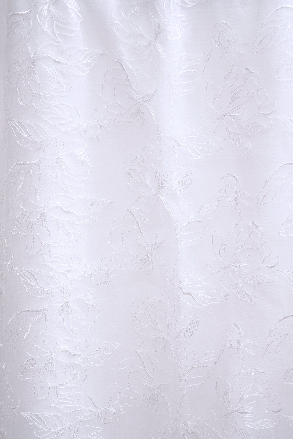 Angel Whisper Lace Floral Long Skirt (White)