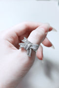 Silver Ribbon Ring