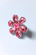 Glamour Crystal Flower Ring