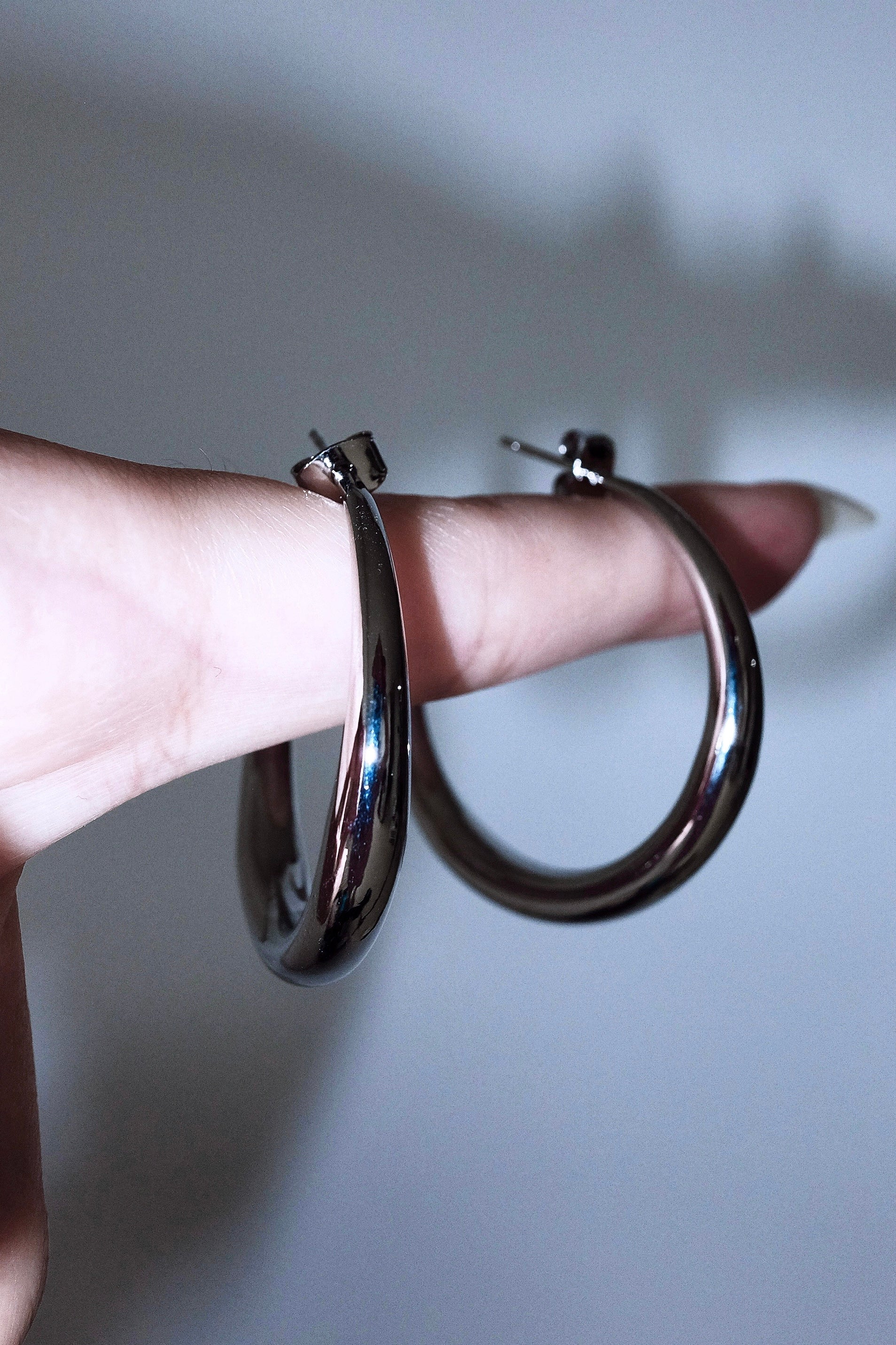 Classic Sliver Hoops Earrings