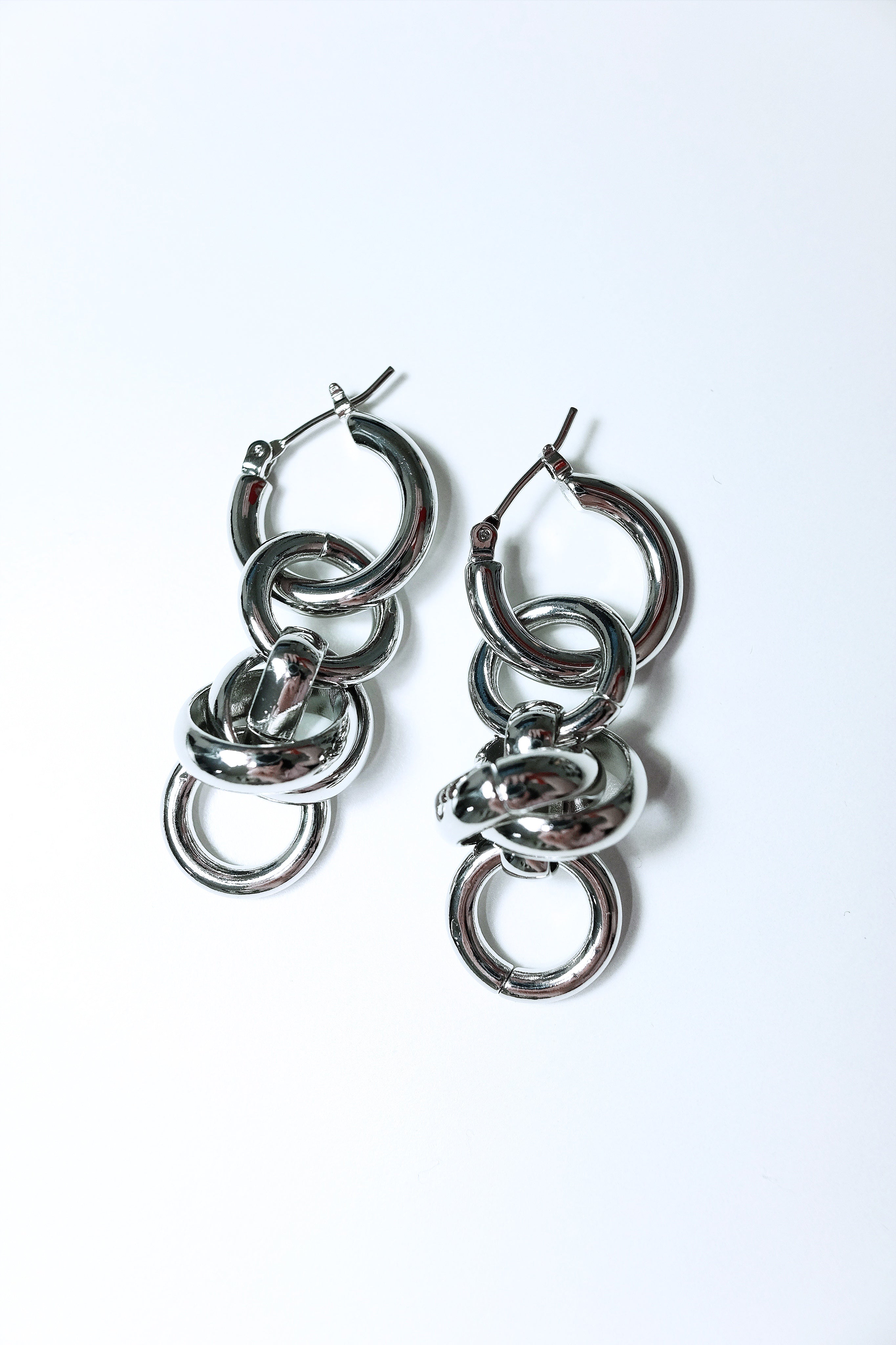 Urban Multi-Ring Drop Earrings