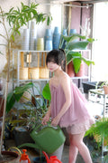 Sweet Romance Layered Sheer Lace Cami (Pink)
