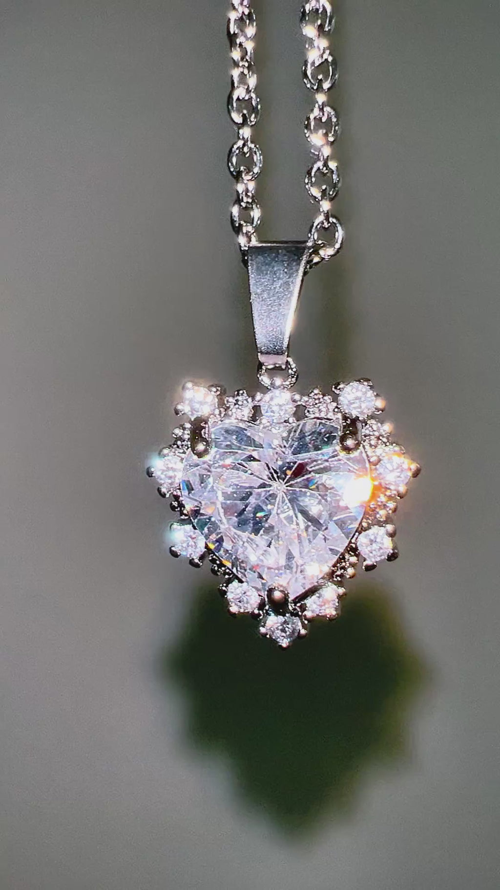 Heart-Cut Starlight Necklace